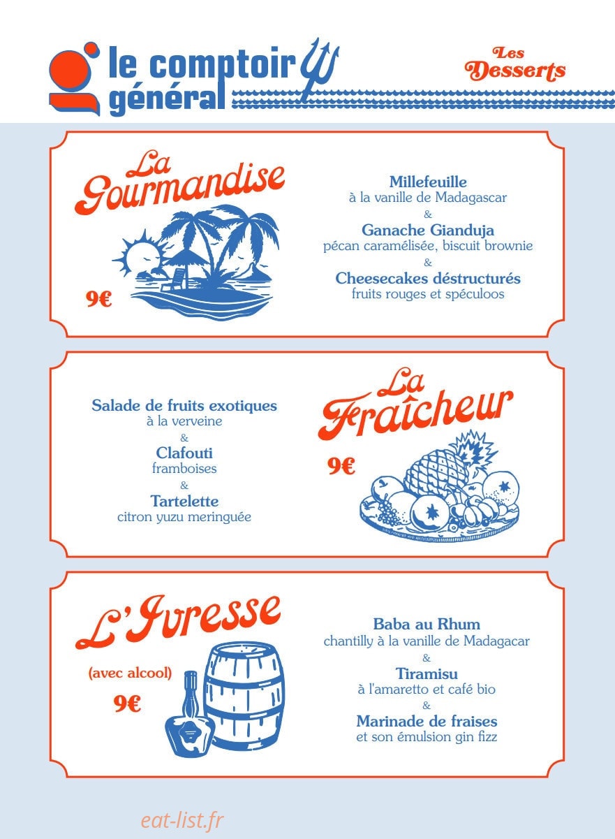 Le Comptoir Général — carte page 3