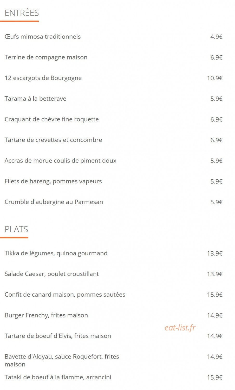 Le Floréal — carte page 2