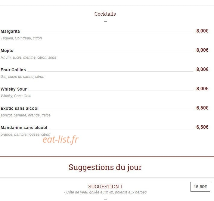 Le Magenta — carte page 8