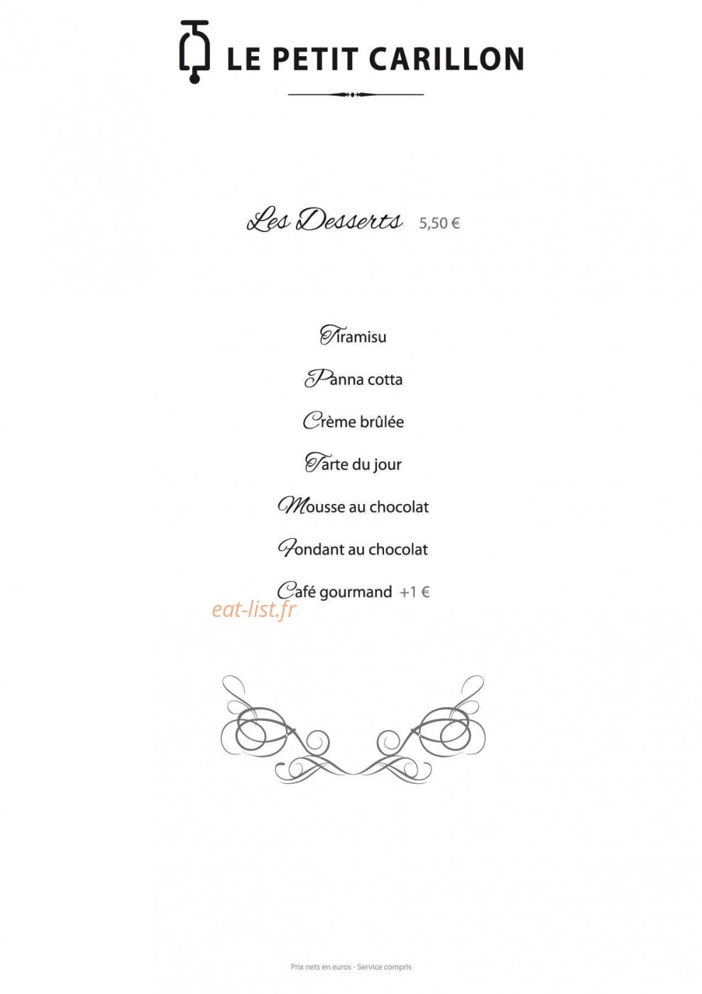 Le petit carillon — carte page 3