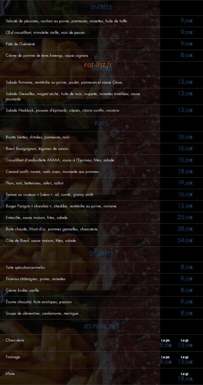 Les Parigots — carte page 2