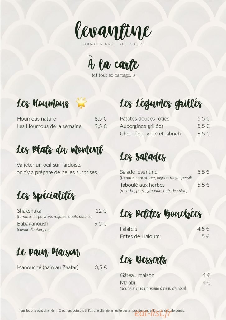 Levantine — carte page 2
