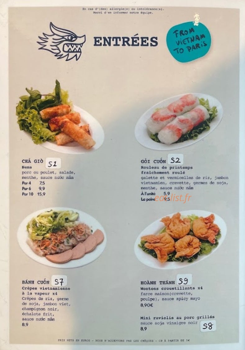Loan — carte page 1