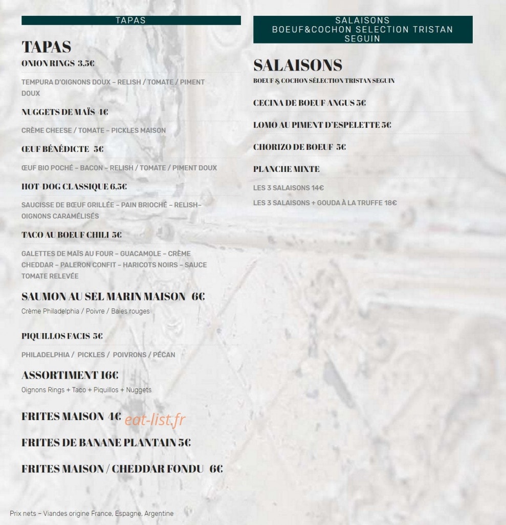Loui's Corner — carte page 1
