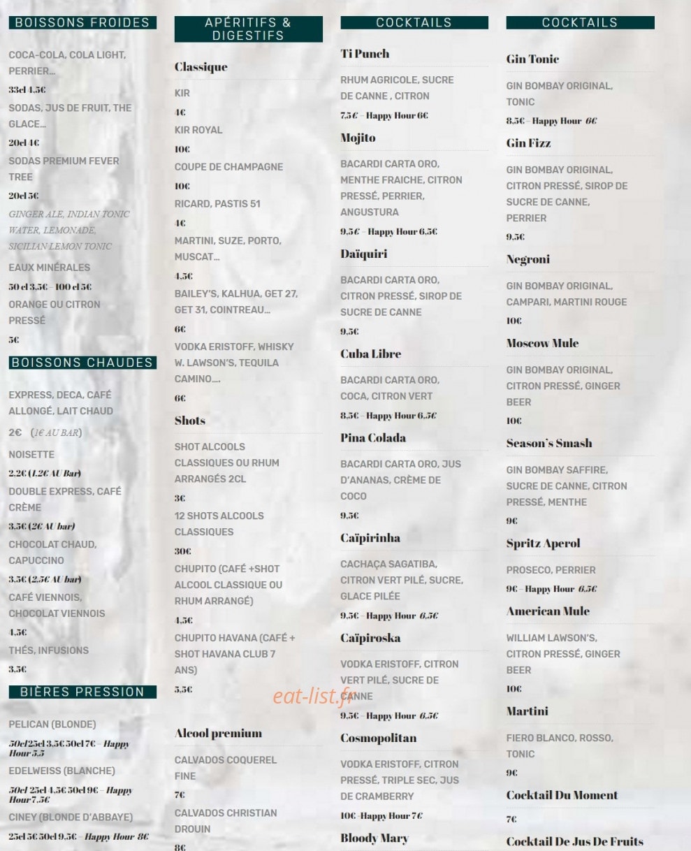 Loui's Corner — carte page 9