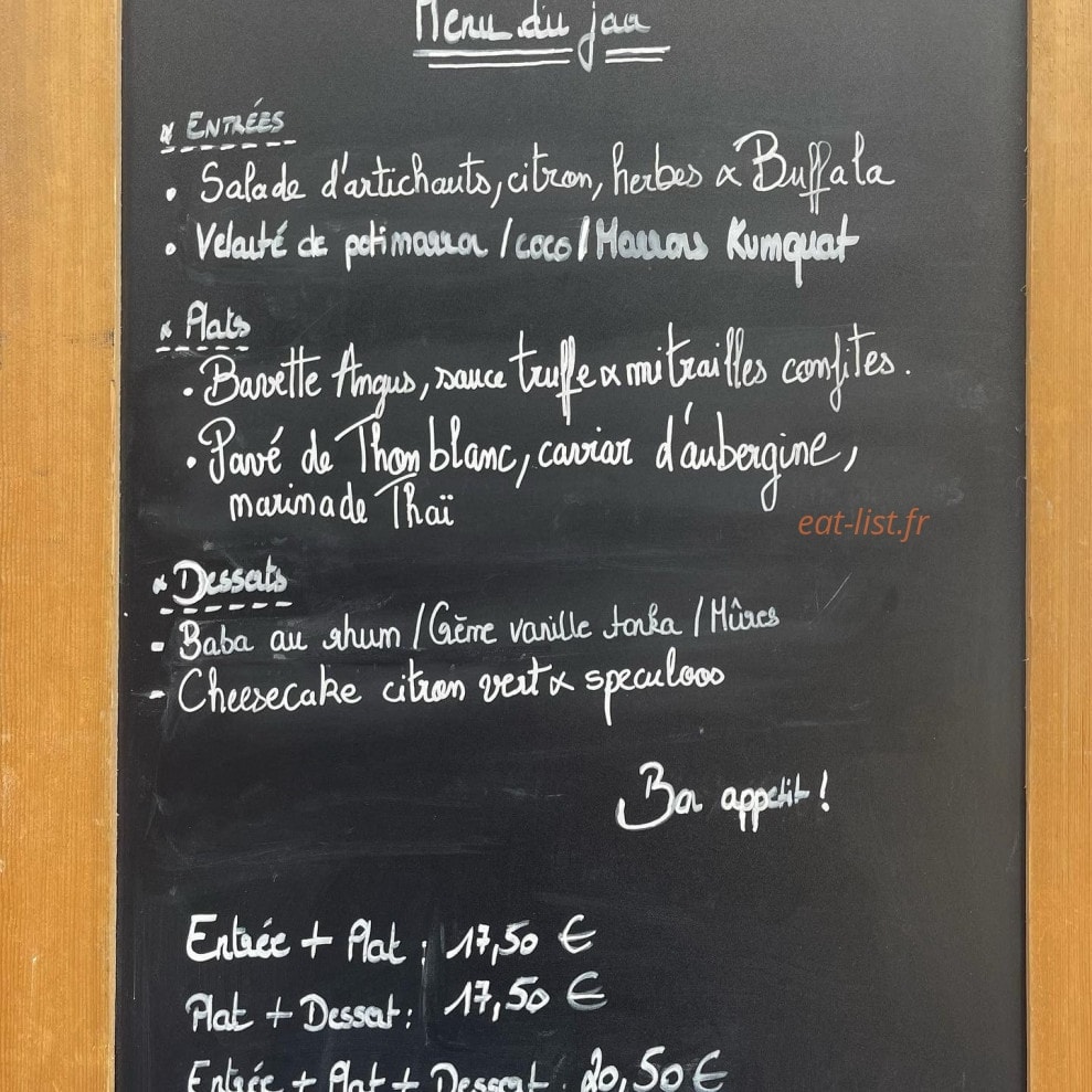 Ma tartine dans ta cuisine — carte page 1