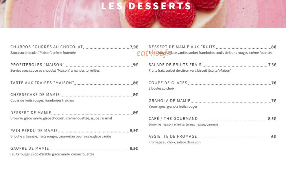 Mamie — carte page 6