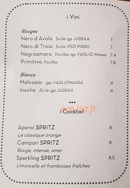 Manicaretti — carte page 2