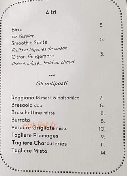 Manicaretti — carte page 3