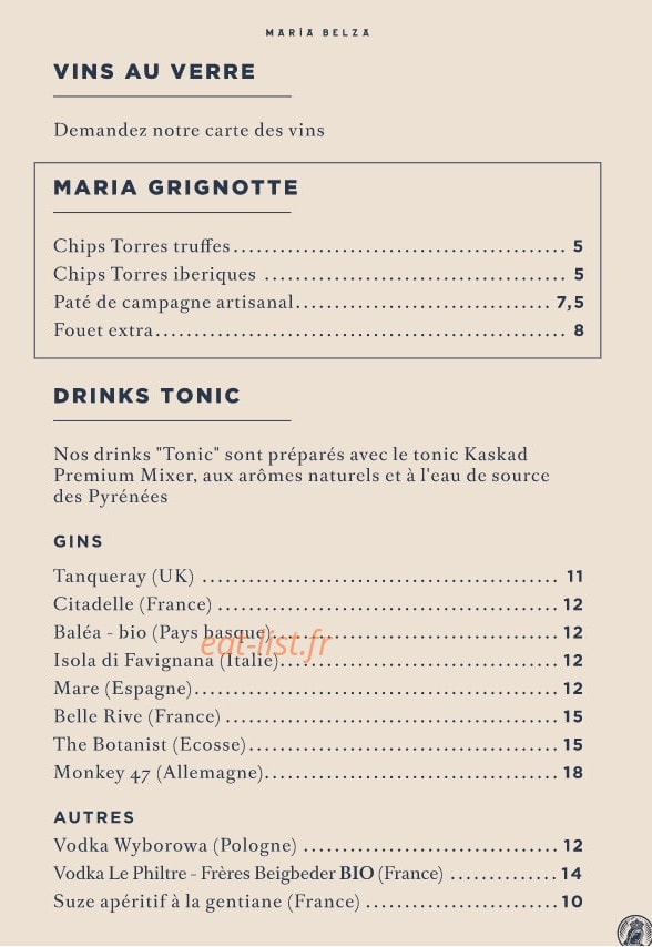 Maria Belza — carte page 5