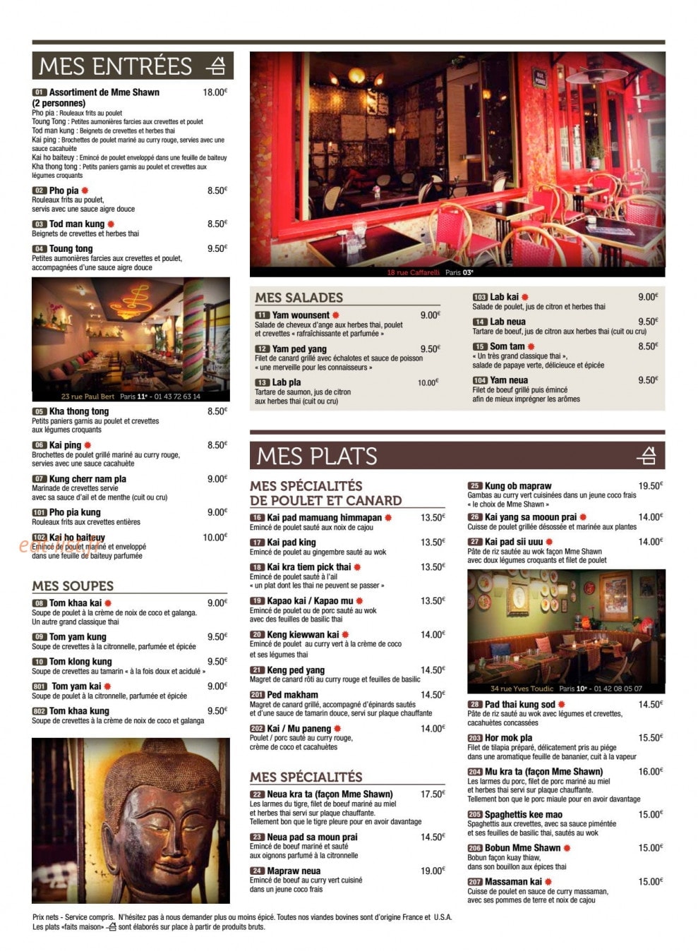 Mme Shawn — carte page 2