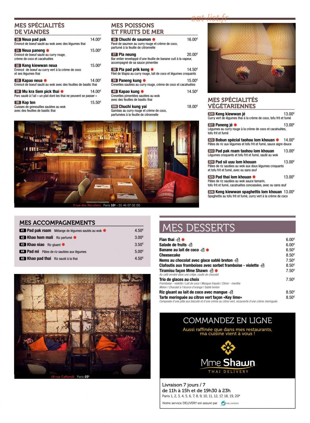 Mme Shawn — carte page 3