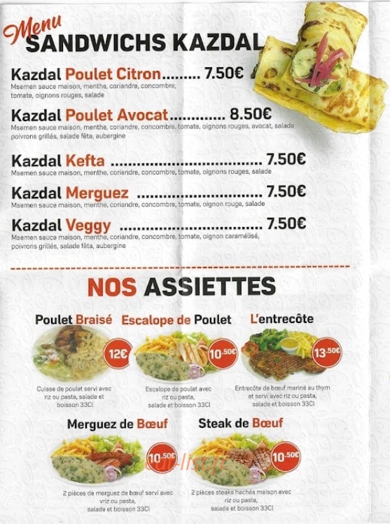 Nessma Burger — carte page 3