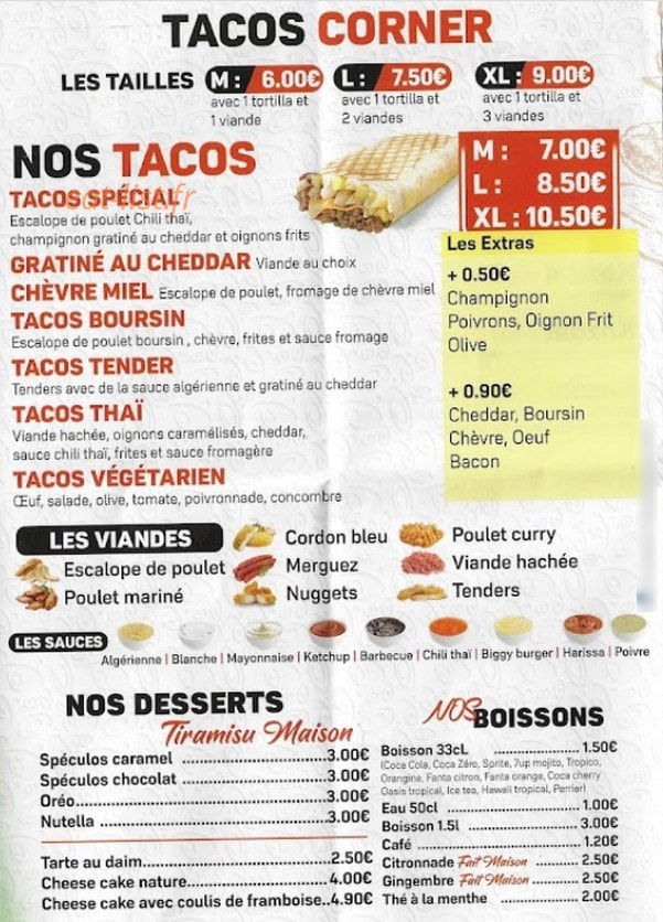Nessma Burger — carte page 6