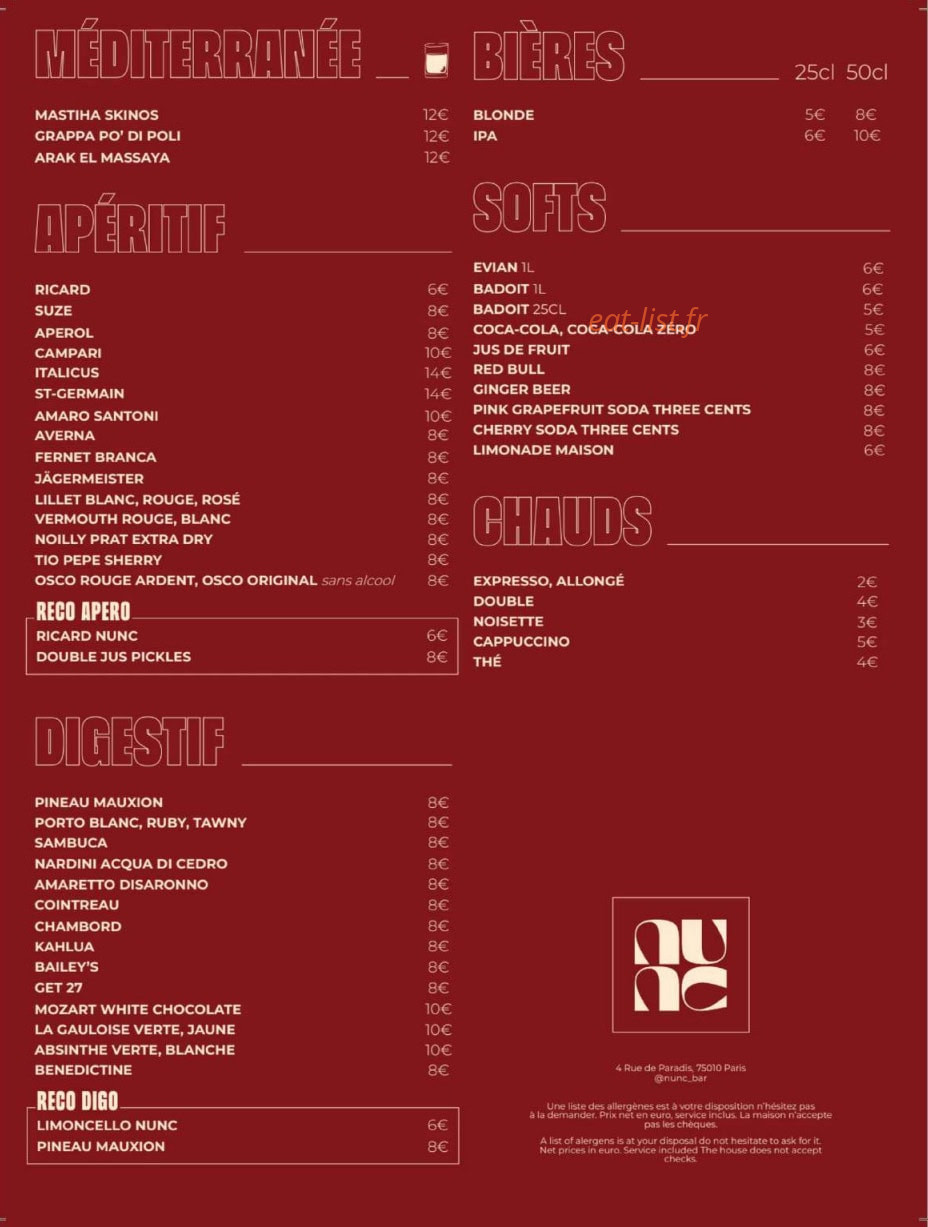 Nunc — carte page 5