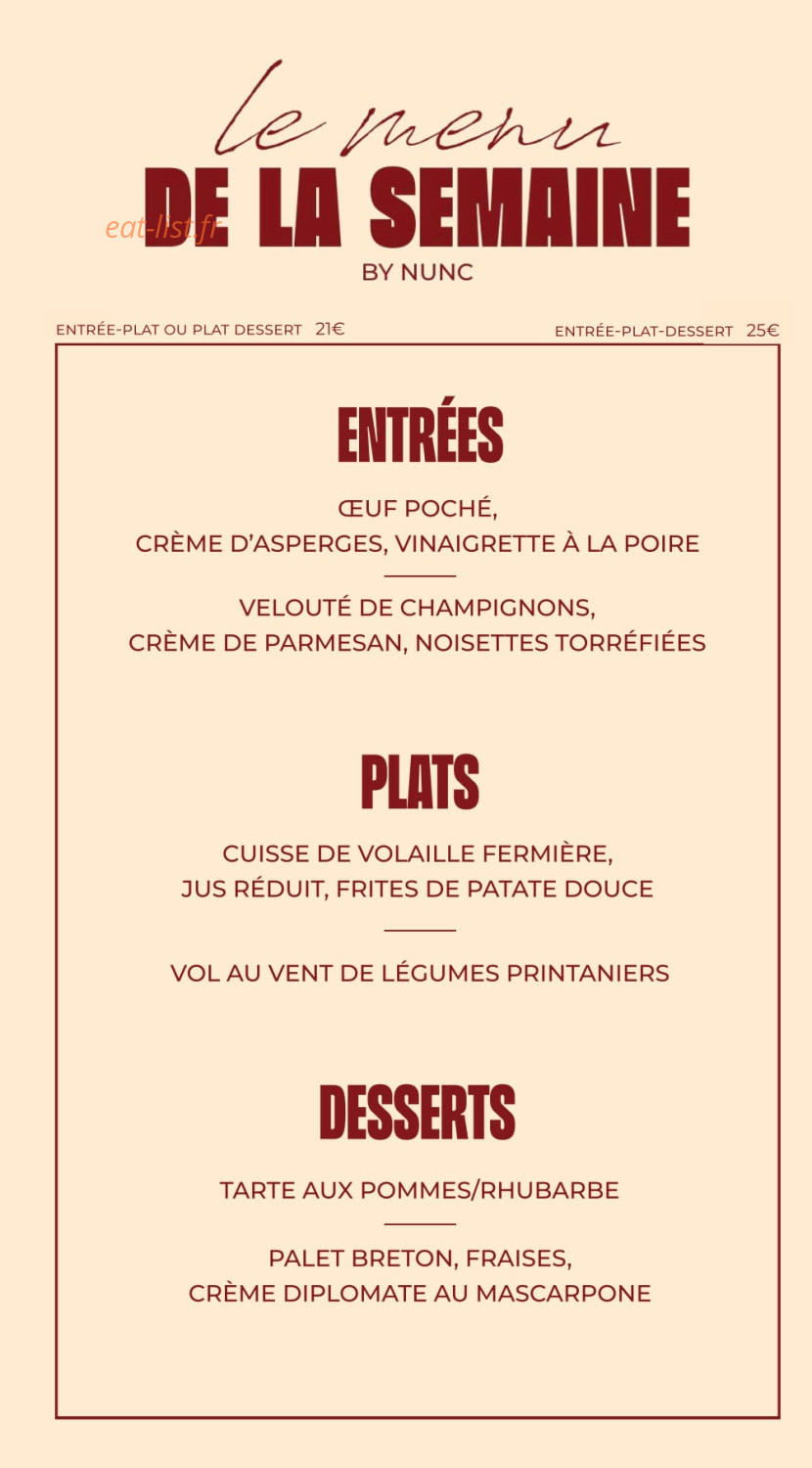 Nunc — carte page 2