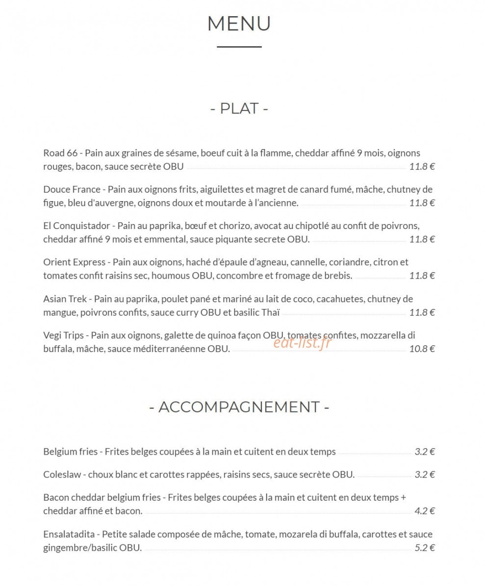 Obu — carte page 1