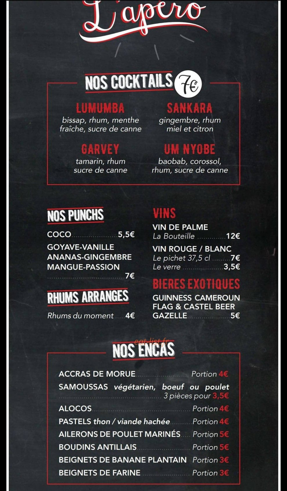 Oh Africa — carte page 5
