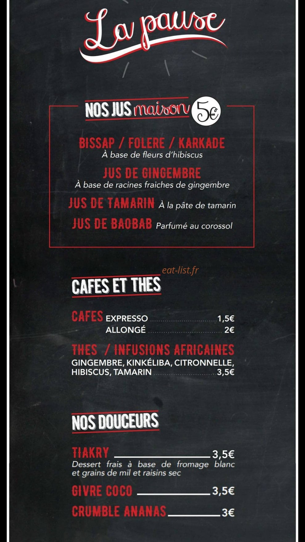 Oh Africa — carte page 4