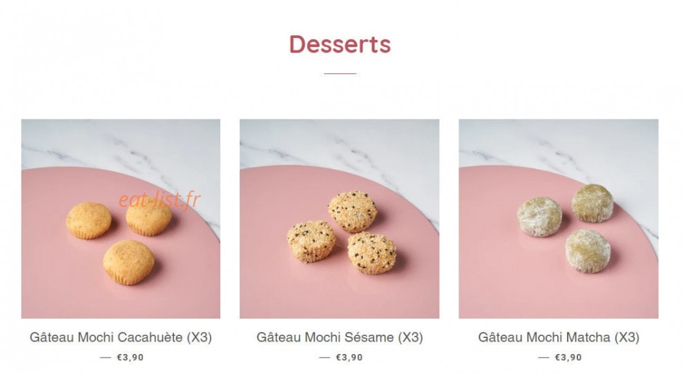 Oh My Bao — carte page 6