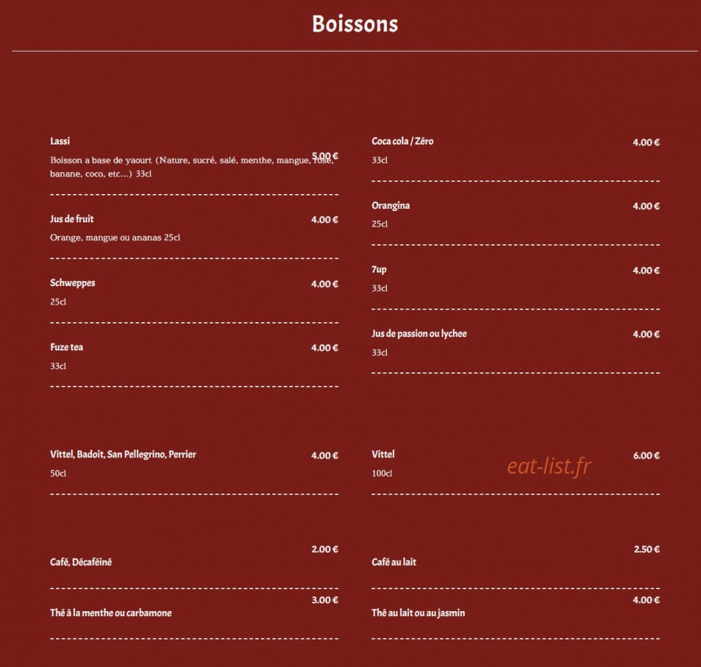 Old Shalimar — carte page 5