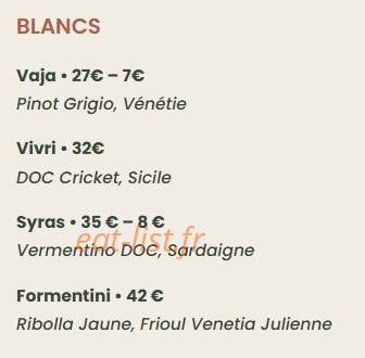 Ottobre Pizzeria — carte page 11