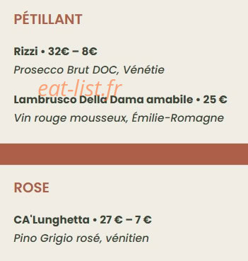 Ottobre Pizzeria — carte page 12