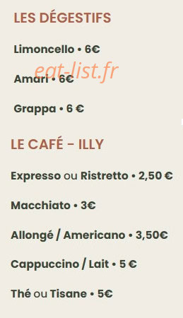 Ottobre Pizzeria — carte page 13