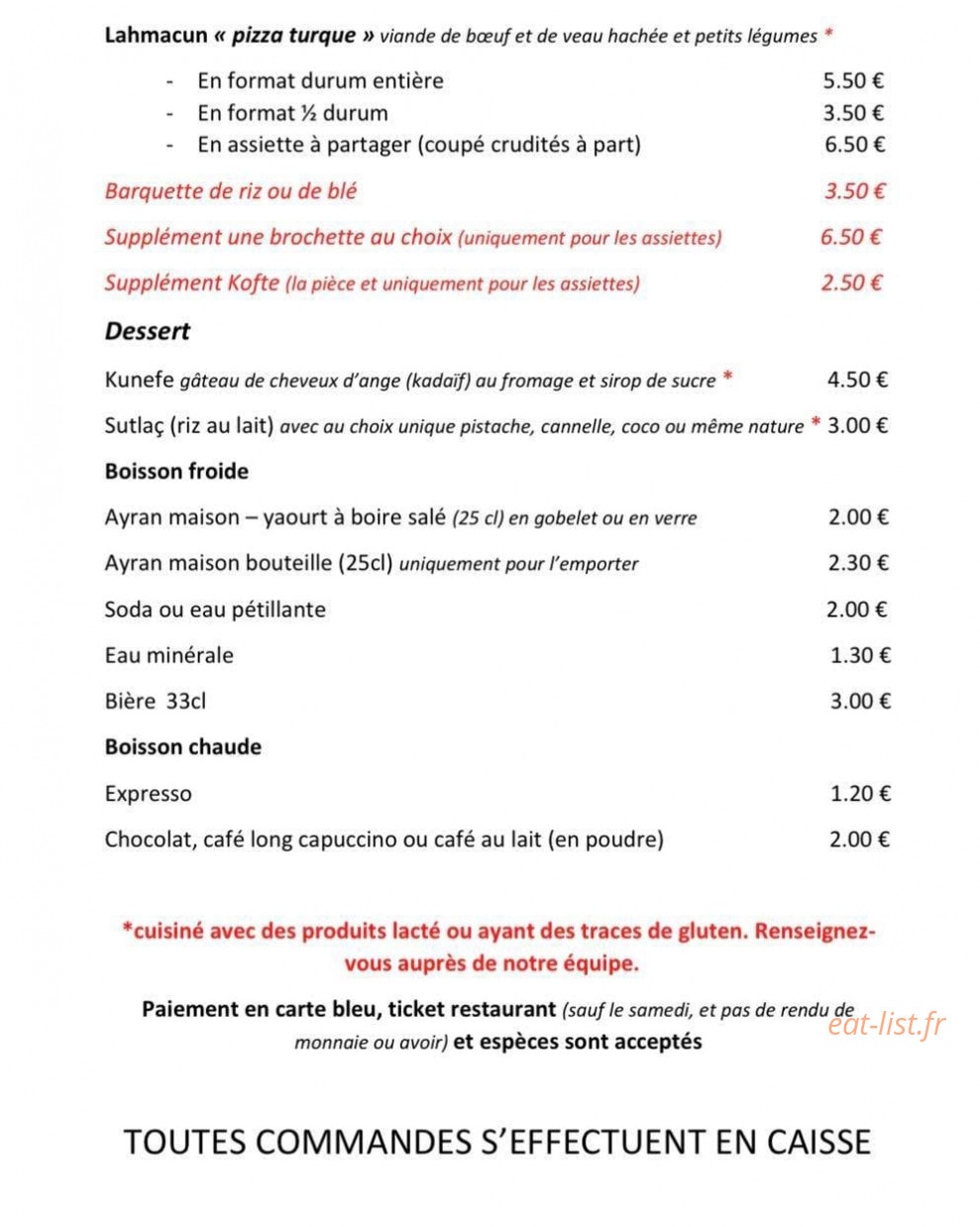 Ozlem doner — carte page 2