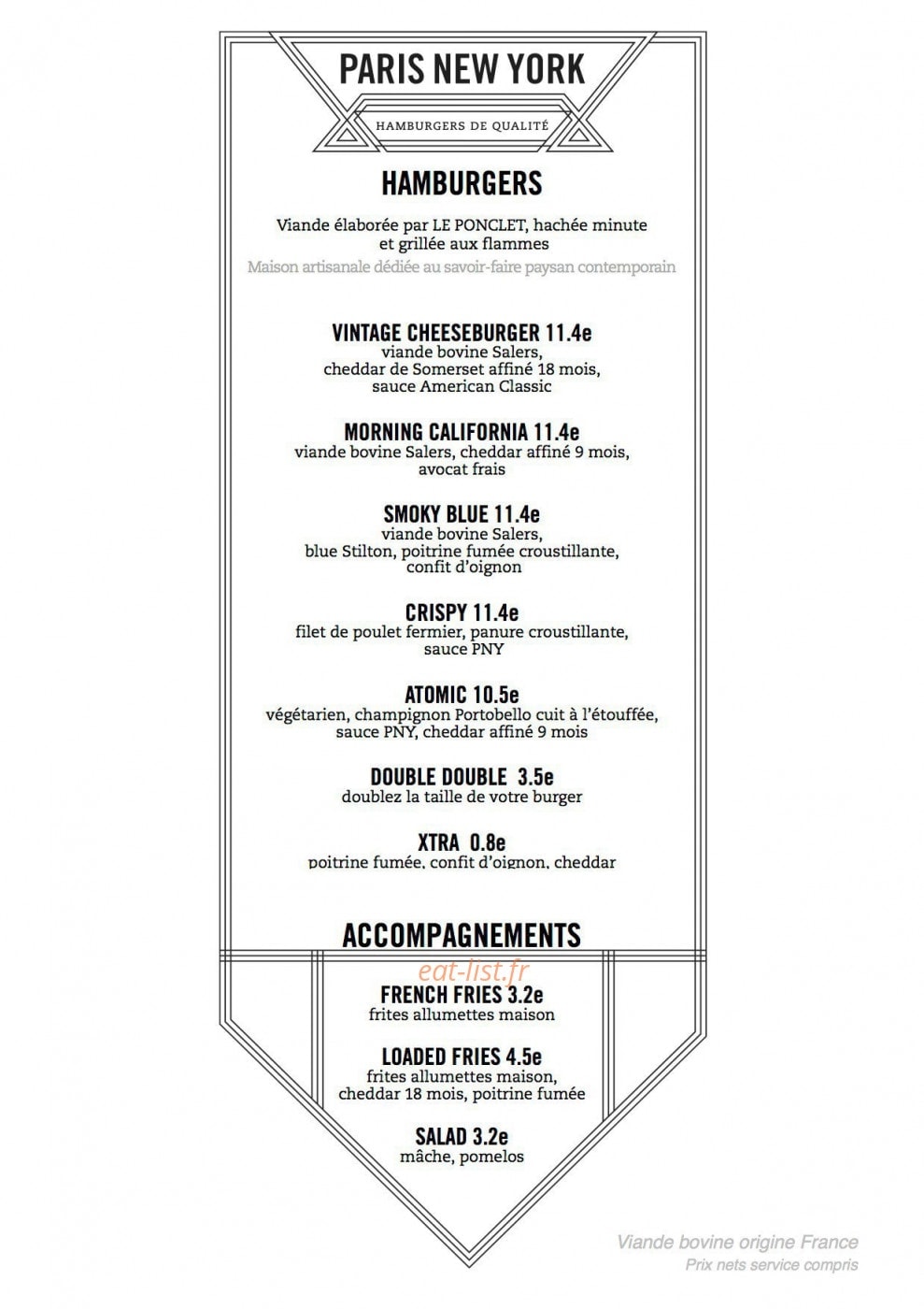 Paris New York — carte page 2
