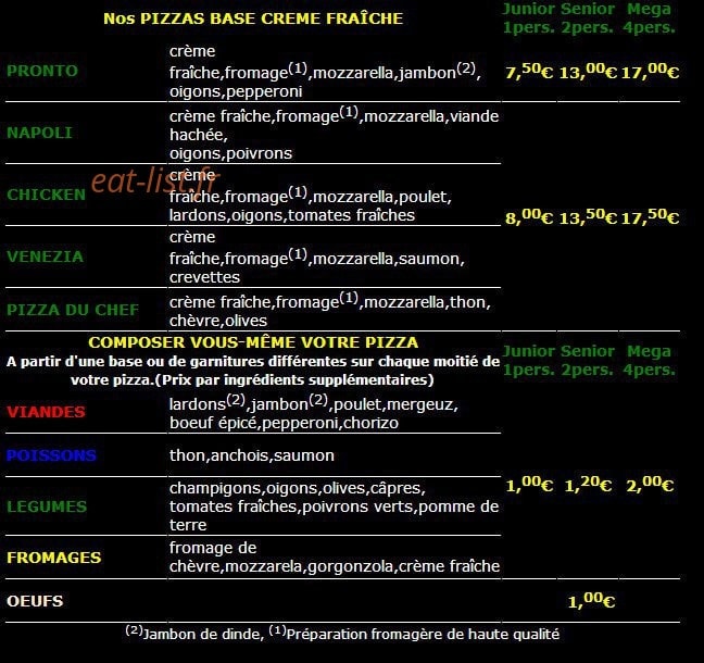PataPizza — carte page 2