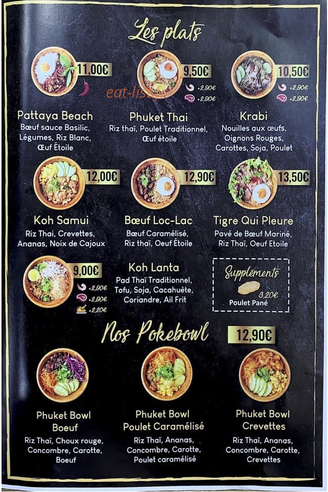 Phuket Wok — carte page 2
