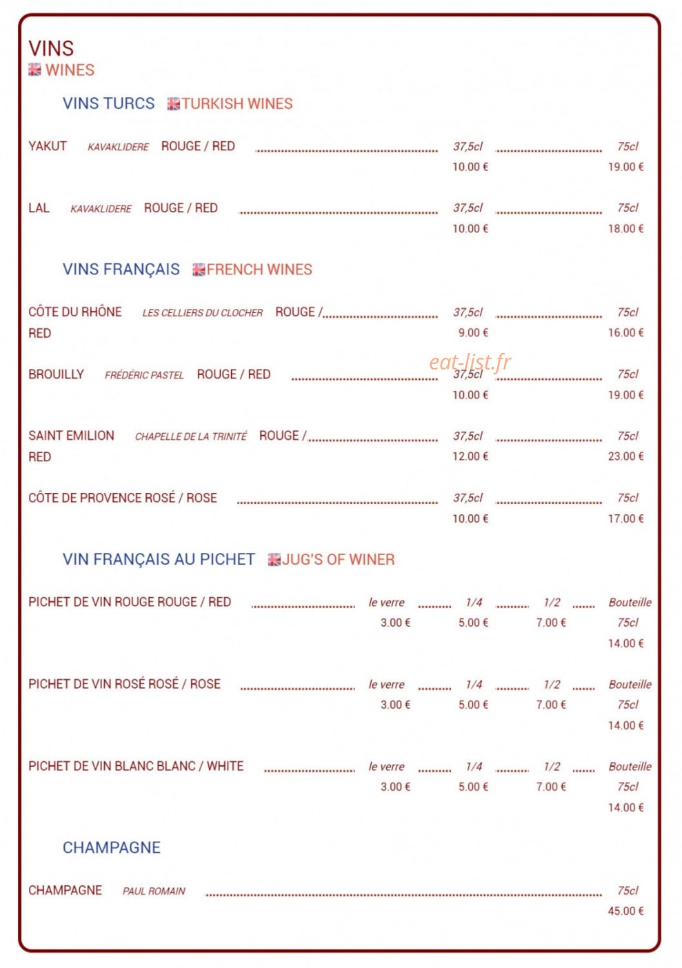 Pizza Grill Istanbul — carte page 11