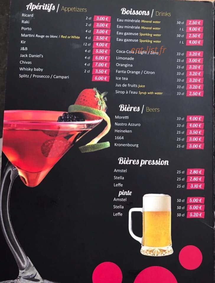 Pizza verdi — carte page 4