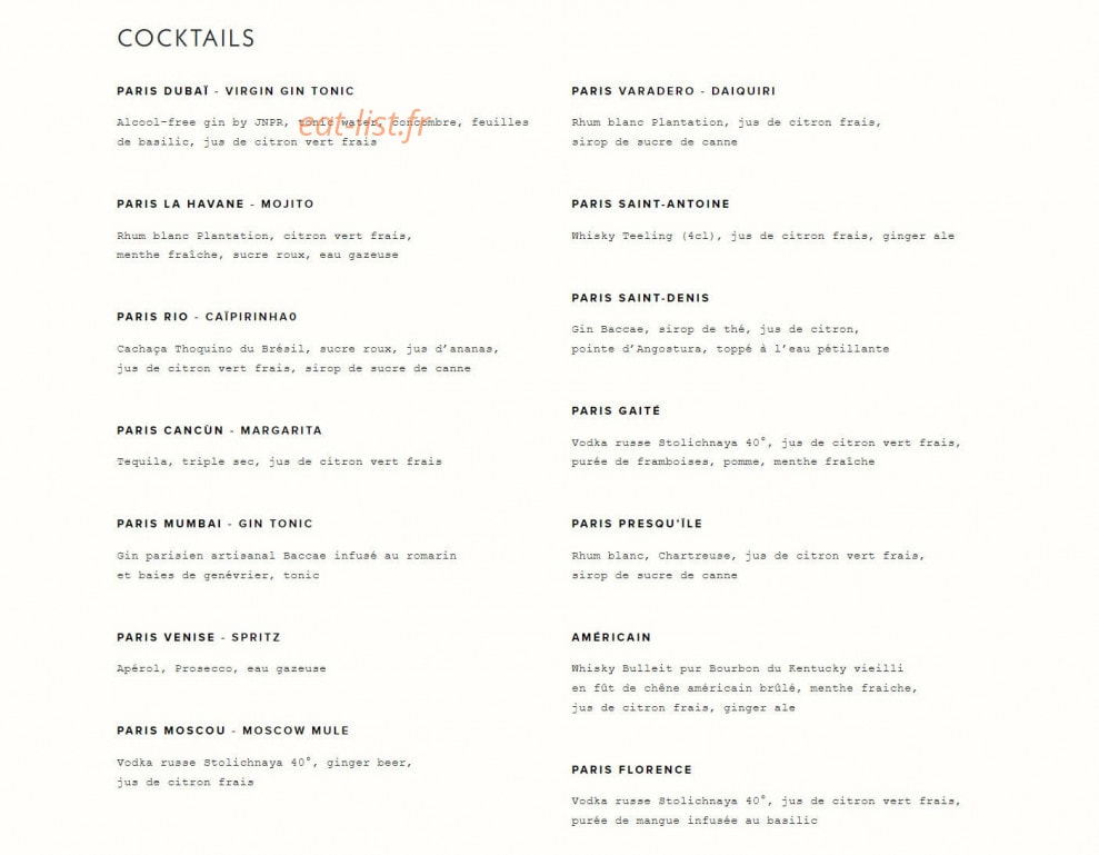 Pny Burger — carte page 5