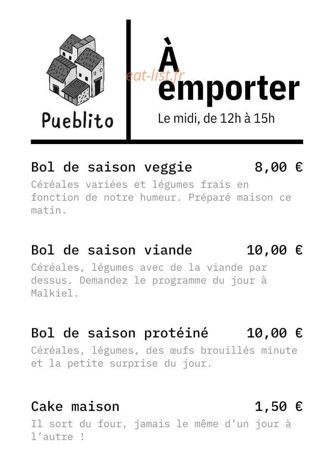 Pueblito — carte page 2