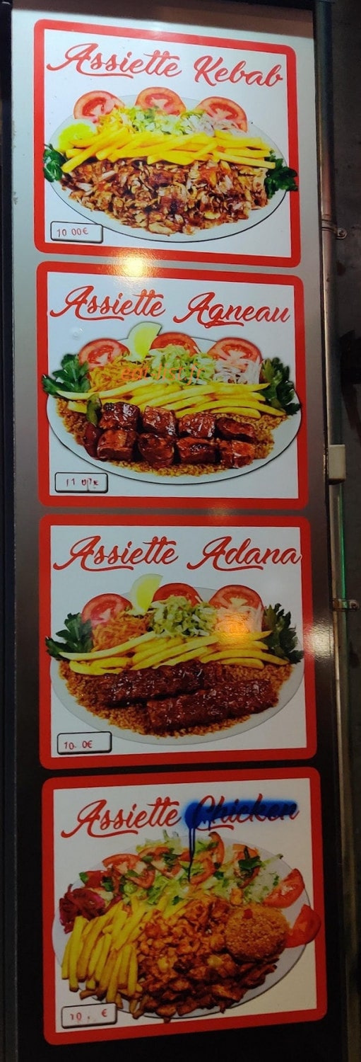 Restaurant Grill istanbul — carte page 1