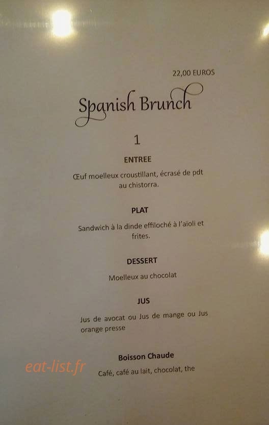 Restaurant La Paella — carte page 7