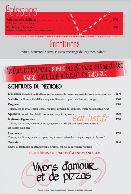 Ristorante Adaggio — carte page 3