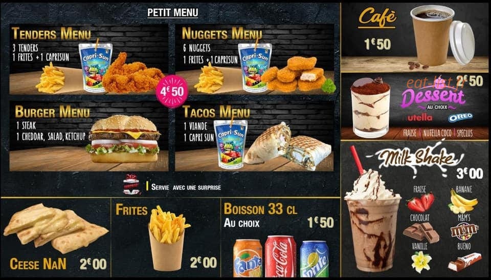 Royal Kebab & Tacos — carte page 6