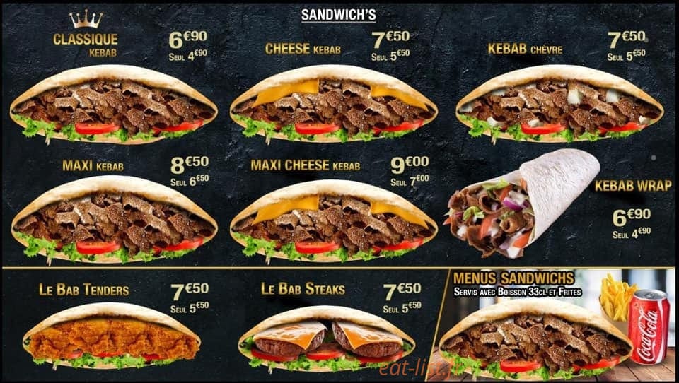 Royal Kebab & Tacos — carte page 3