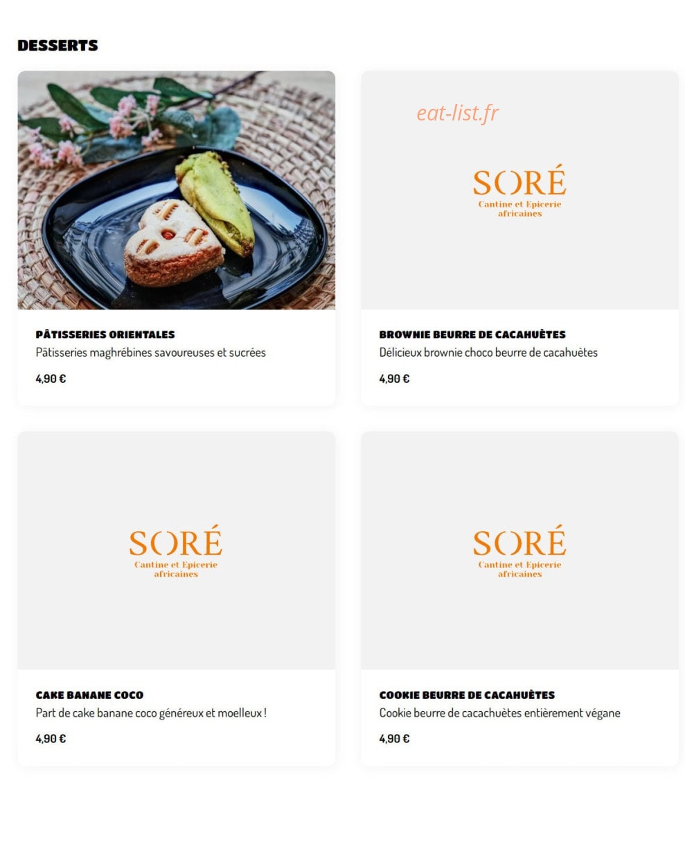Soré — carte page 3