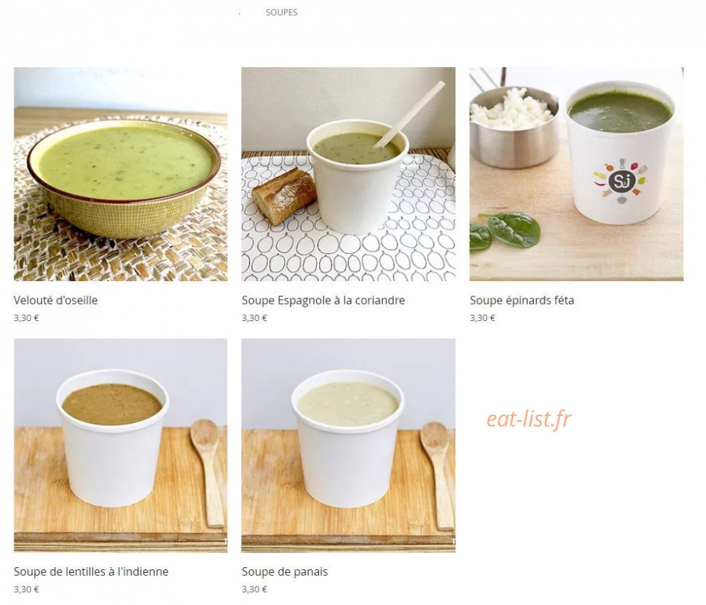 Soup & Juice — carte page 2