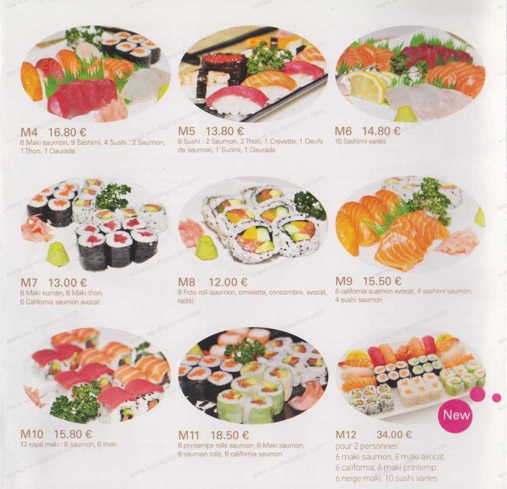 Sushi Nagasaki — carte page 5