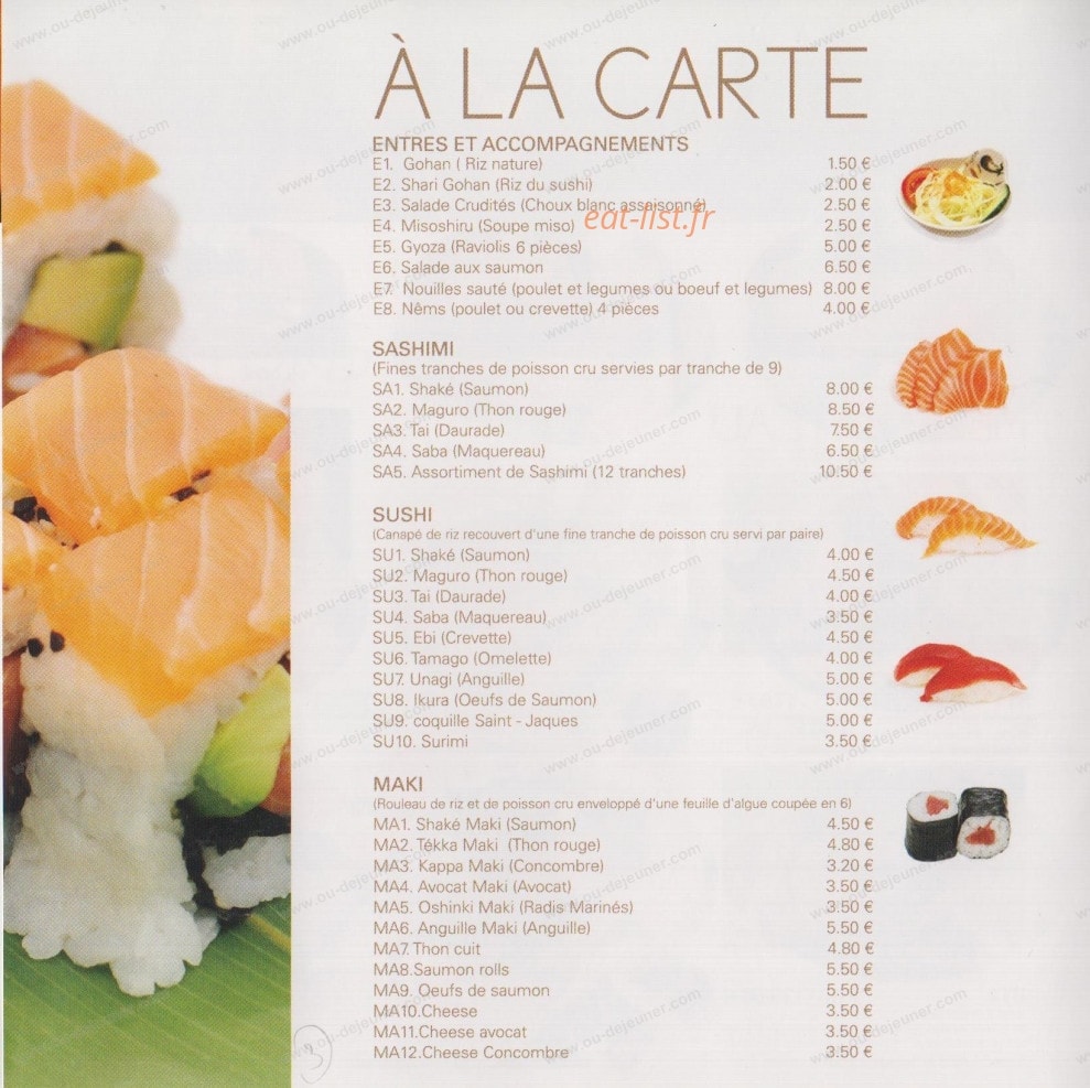 Sushi Nagasaki — carte page 6