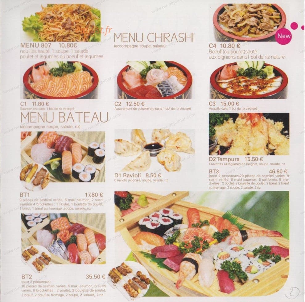 Sushi Nagasaki — carte page 4