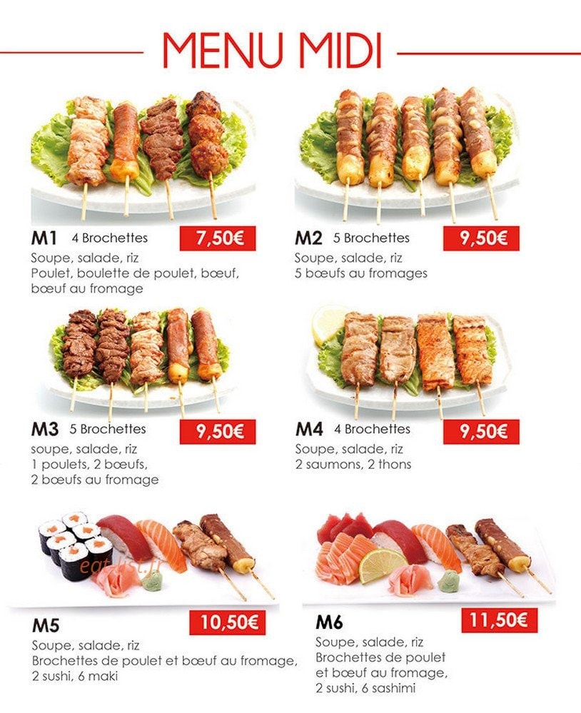 Sushi Rama — carte page 8
