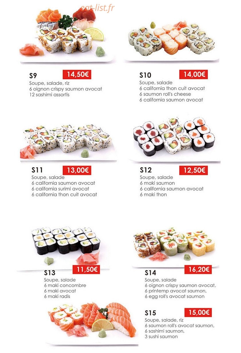 Sushi Rama — carte page 11