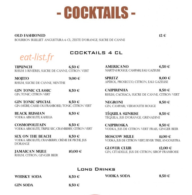 The Hideout — carte page 4