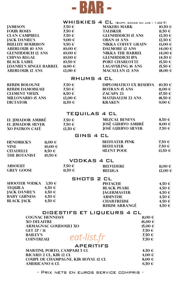 The Hideout — carte page 5